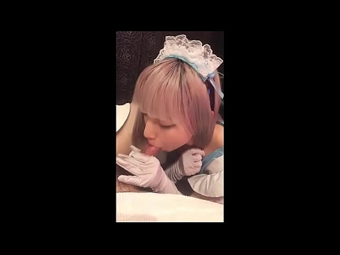 ❤️ Японскі ідал [маюка], французскі касцюм пакаёўкі, частка 1, мінет і дрочка з ласьёнам ️❌ Супер сэкс у нас ❌❤